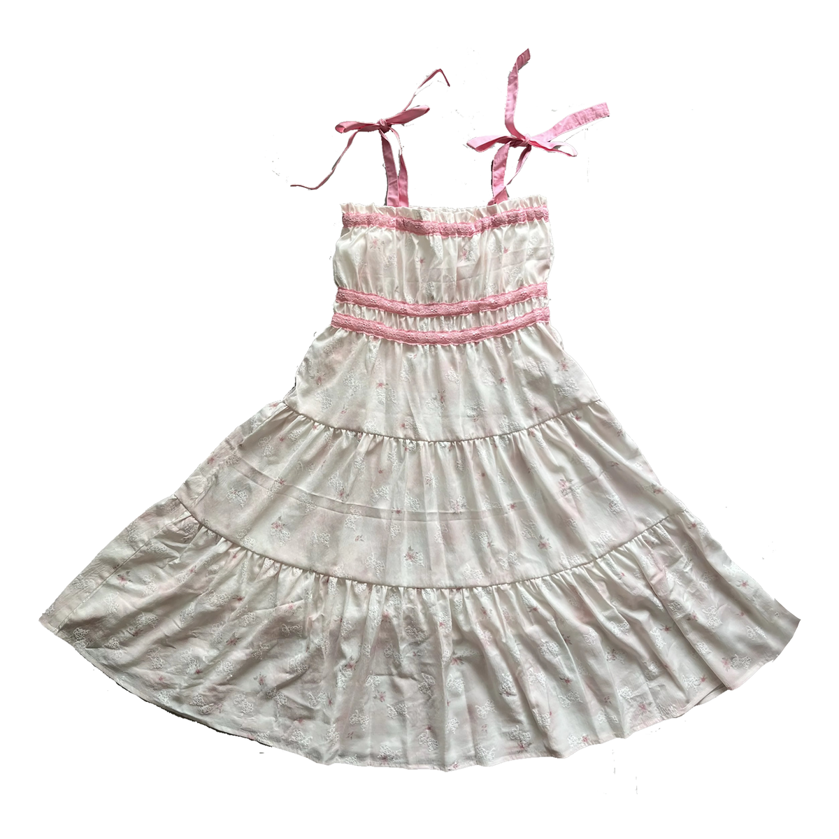 TweenStyle Tie Strap Boho Mid Dress