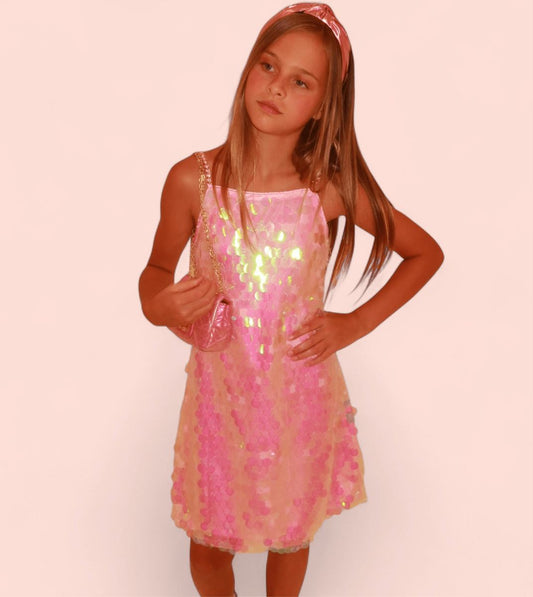 Pink Magic Pailette Dress