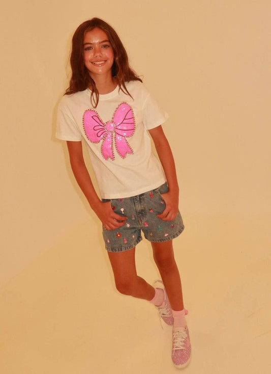 Pinky Big Bow T Shirt