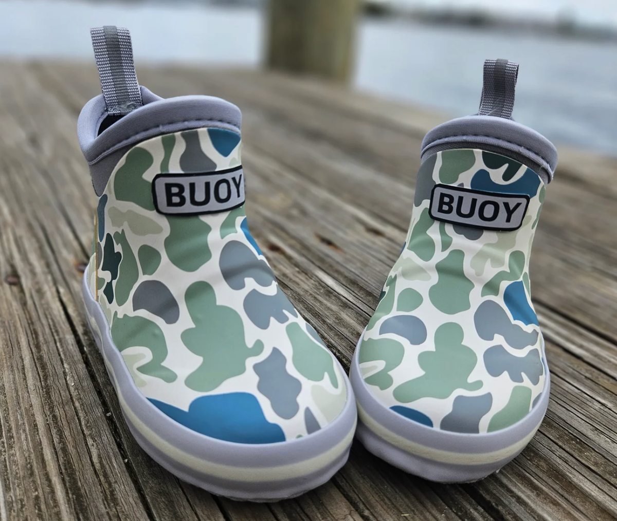 Buoy White Duck Camo Boots