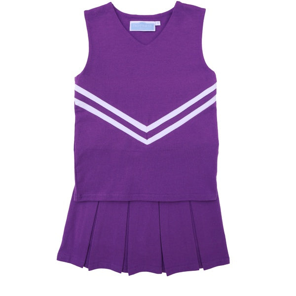 Trotter Street Kids Cheer Uniform Set - Purple