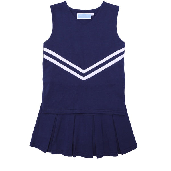 Trotter Street Kids  Cheer Uniform Set - Navy