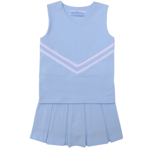 Trotter Street Kids Cheer Uniform Set - Lt Blue