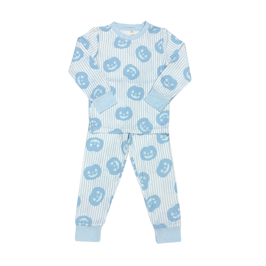 Belle Cher Blue Pumpkins Pajamas