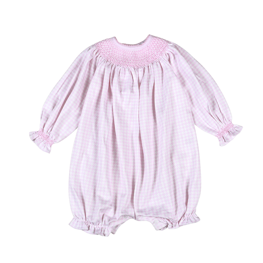 Baby Loren Pink Susie Hand Smock Bishop Bubble