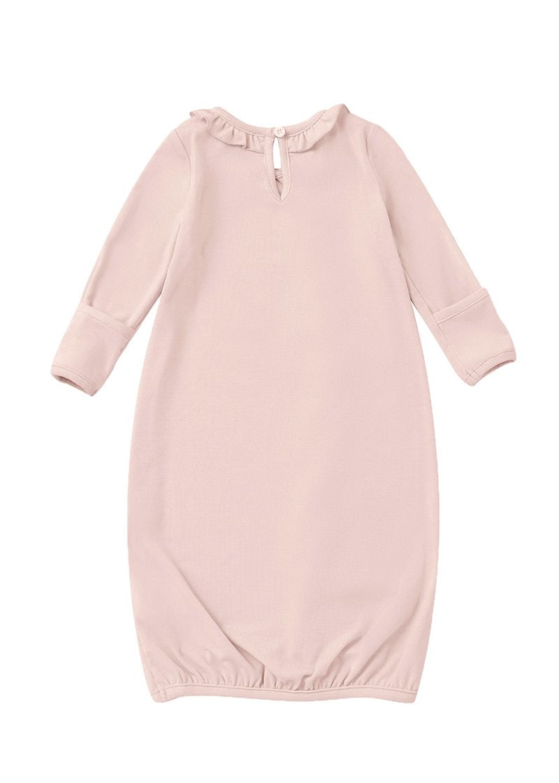 Mabel & Honey Whimsical Wildflower Newborn Pink Gown