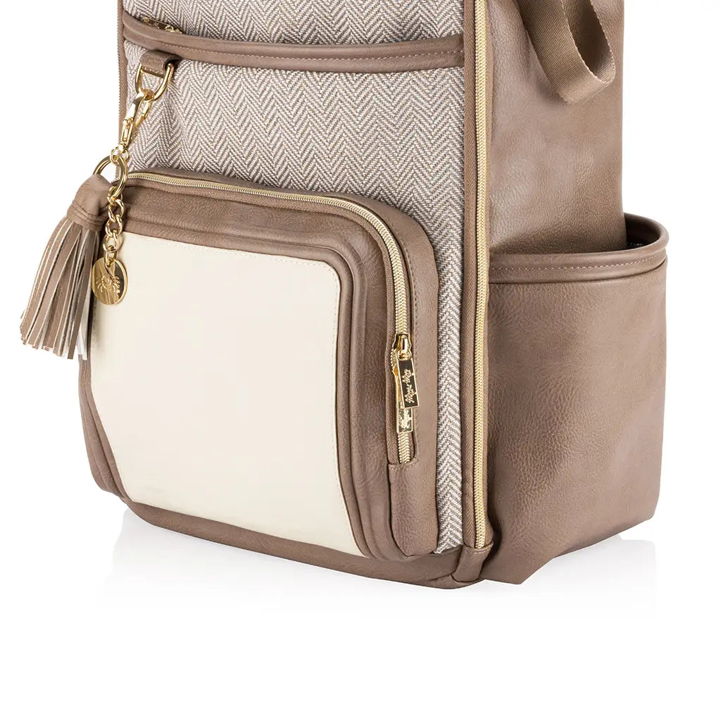 Vanilla Latte Boss Plus Backpack Diaper Bag