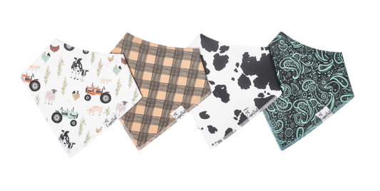 Copper Pearl Jo Bandana Bib Set
