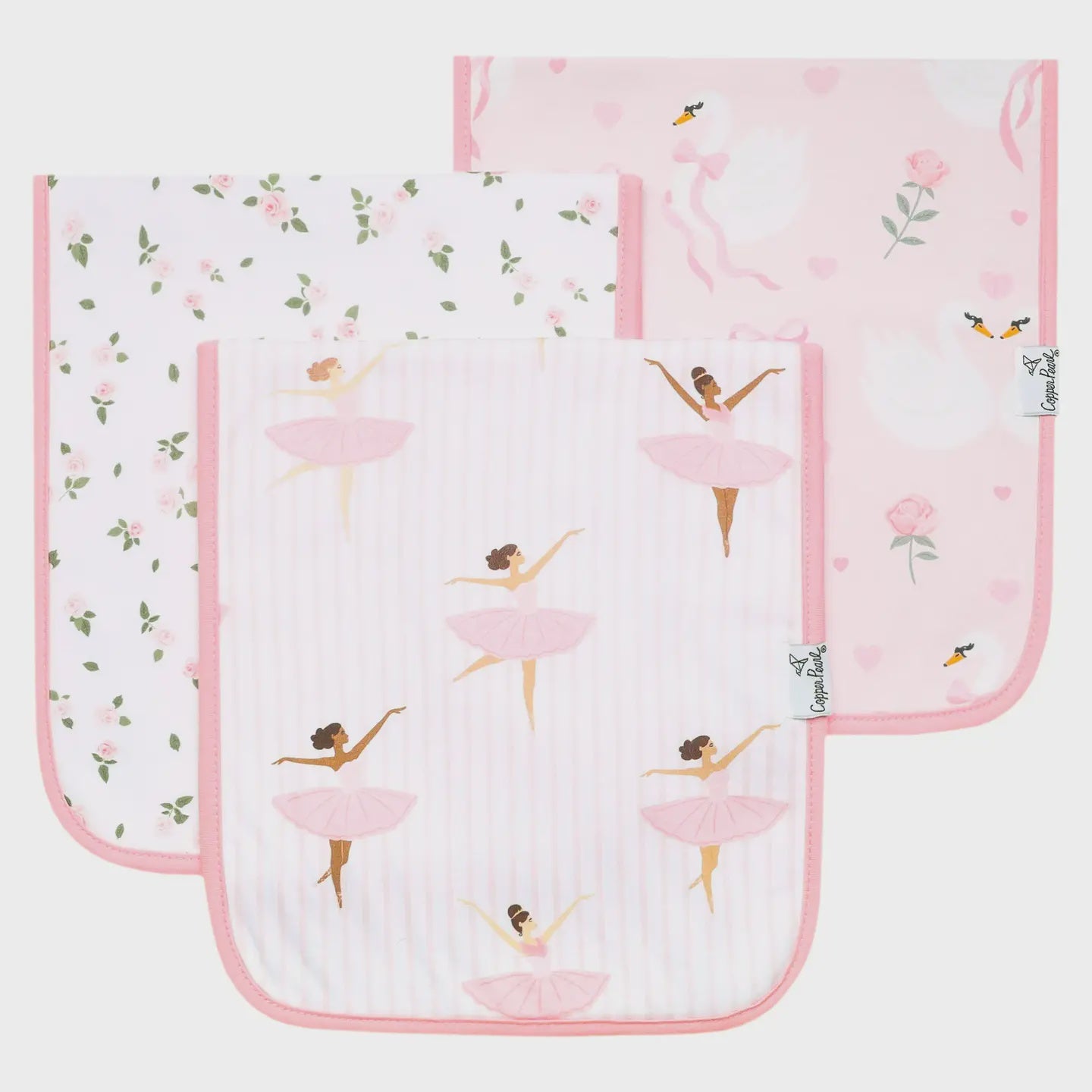 Copper Pearl Premium Burp Clothes