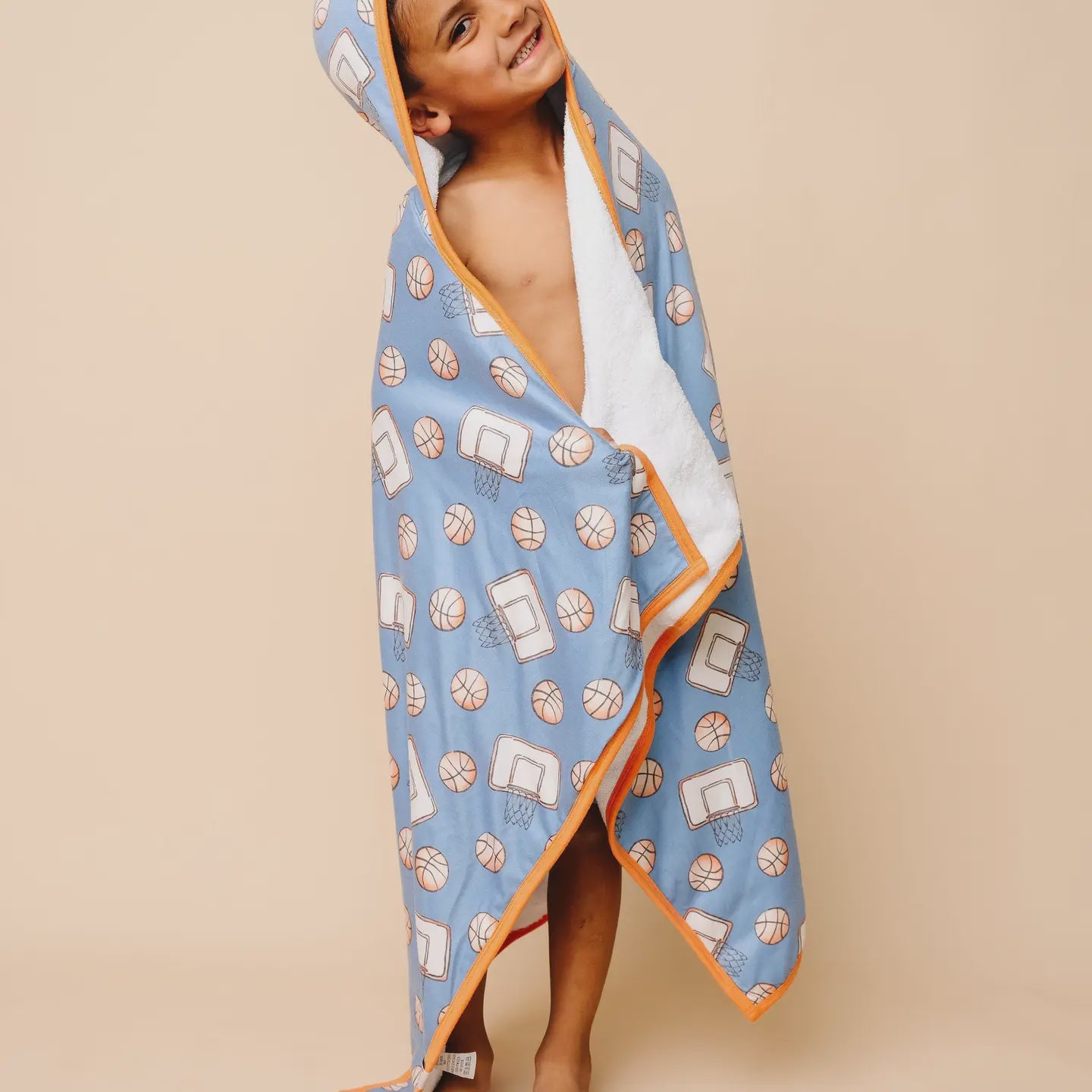 Copper Pearl Big Kid Hooded Towel - Dunk