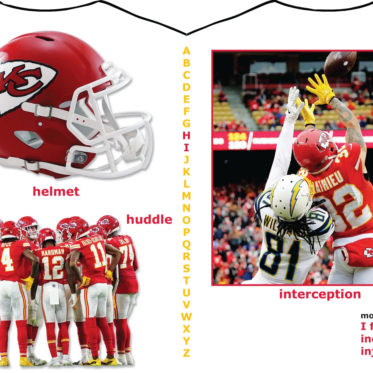 Kansas City Chiefs ABC - My First Alphabet Book