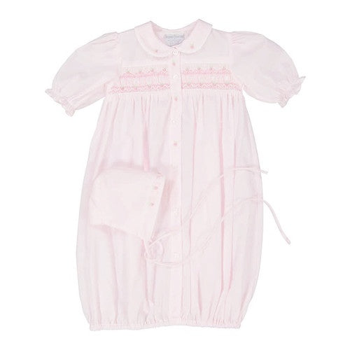 Feltman Brothers Ribbon Smocked Gown
