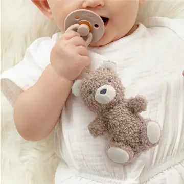 Bitzy Pal Natural Rubber Pacifier & Plush Bear