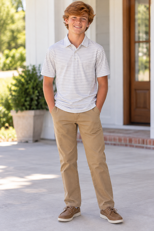 Properly Tied Boys Harvest Work Pant - Camel