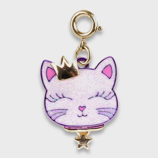 Charm It!  Gold Princess Kitty Charm