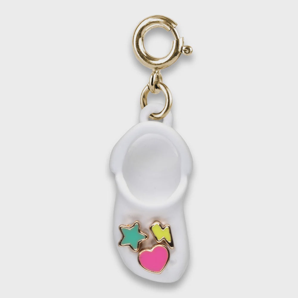 Charm It!  Gold Rubber Clog Charm