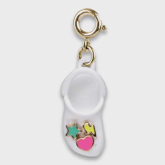 Charm It!  Gold Rubber Clog Charm