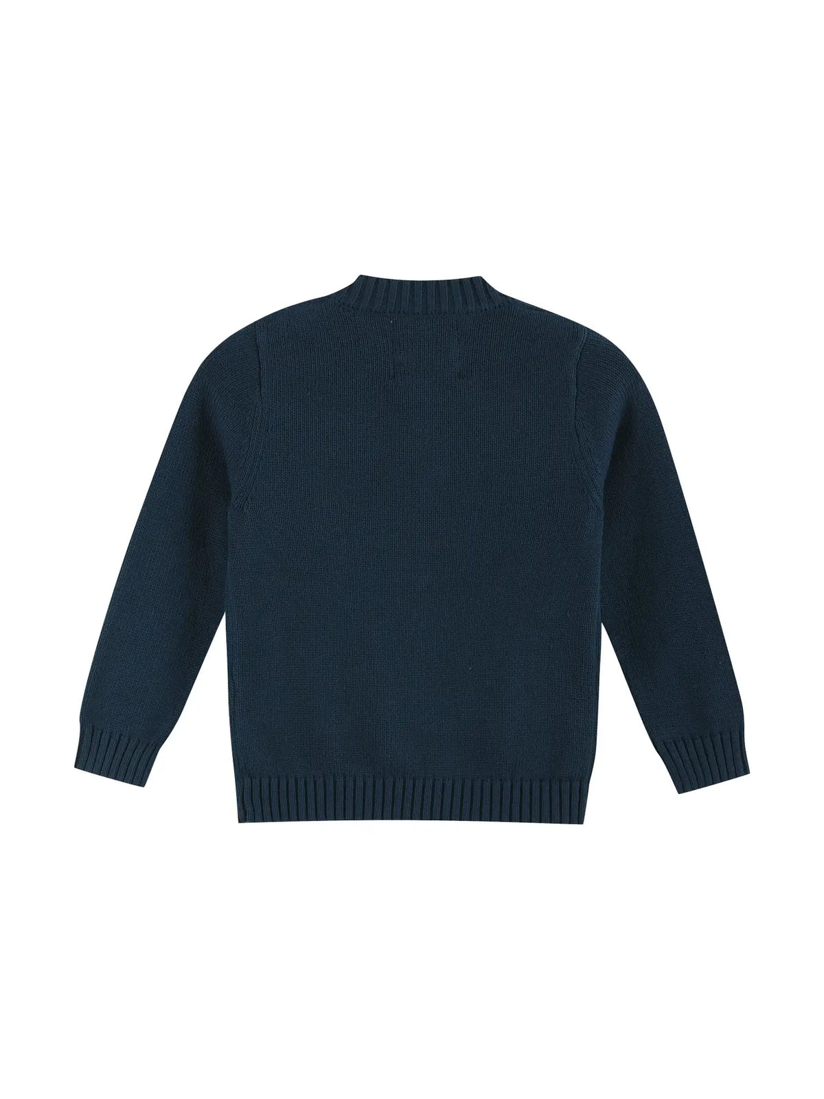 Lil Cactus Navy Blue Christmas Santa Knit Cardigan