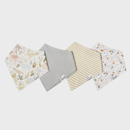 Copper Pearl Baby Bandana Bibs - Rex
