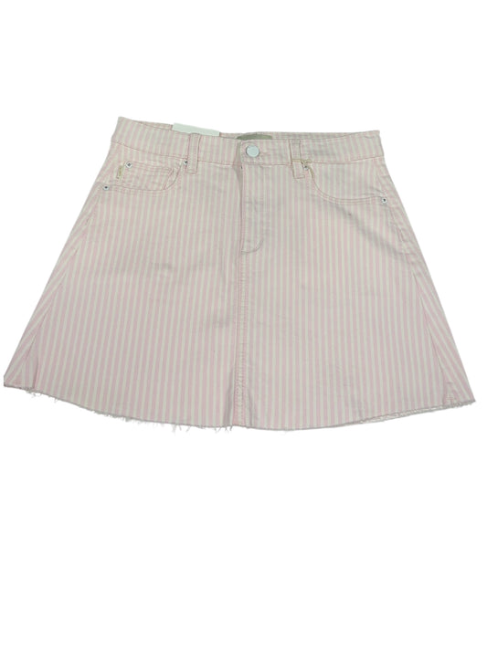 Jenny Pink Stripe Mini Stripe Skirt