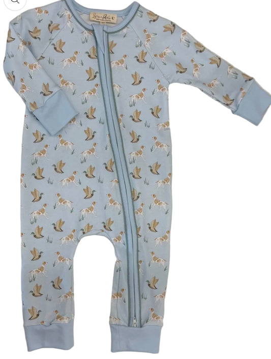 Magnolia Baby Duck and Hound Zip Playsuit