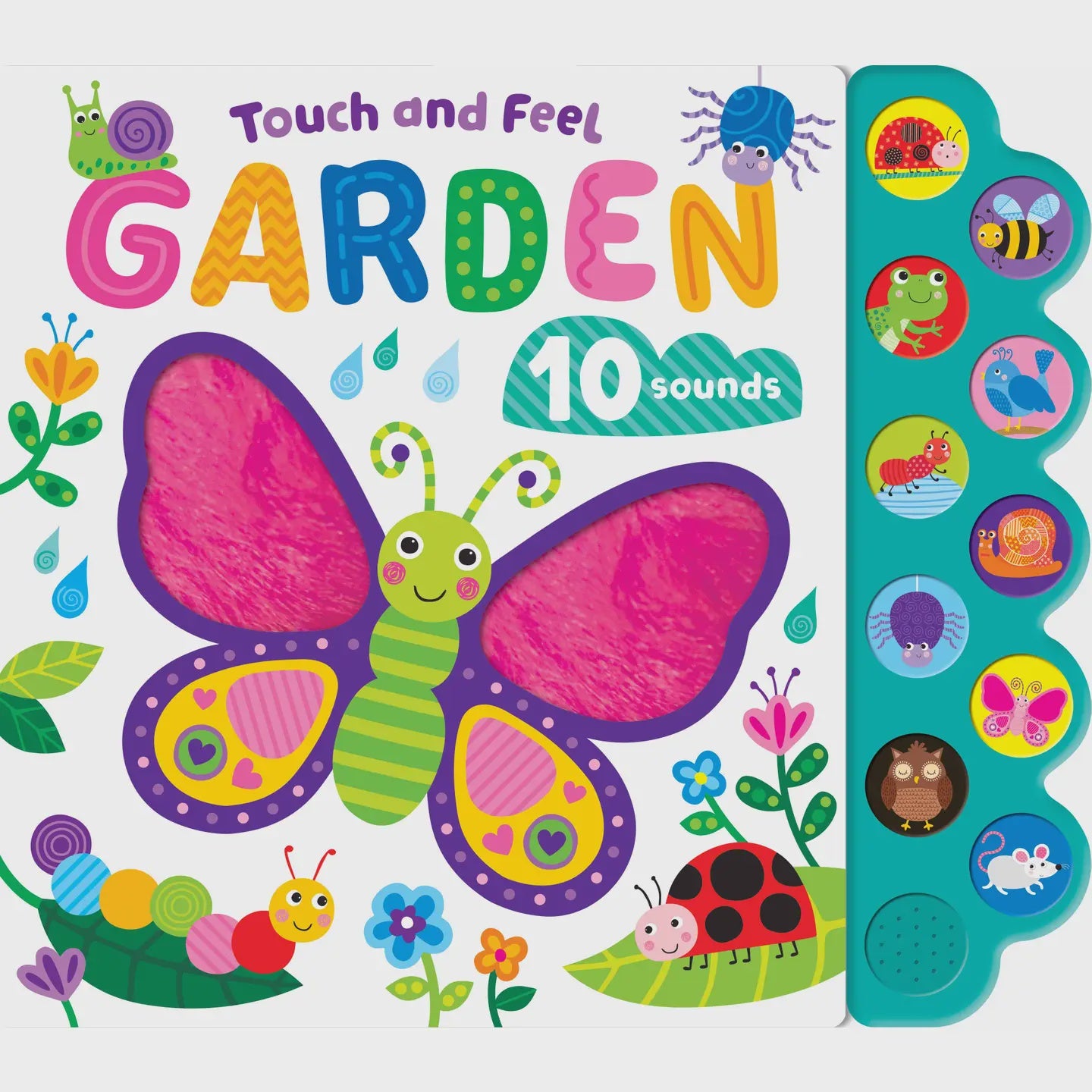 Touch and Feel Garden 10 button sound book