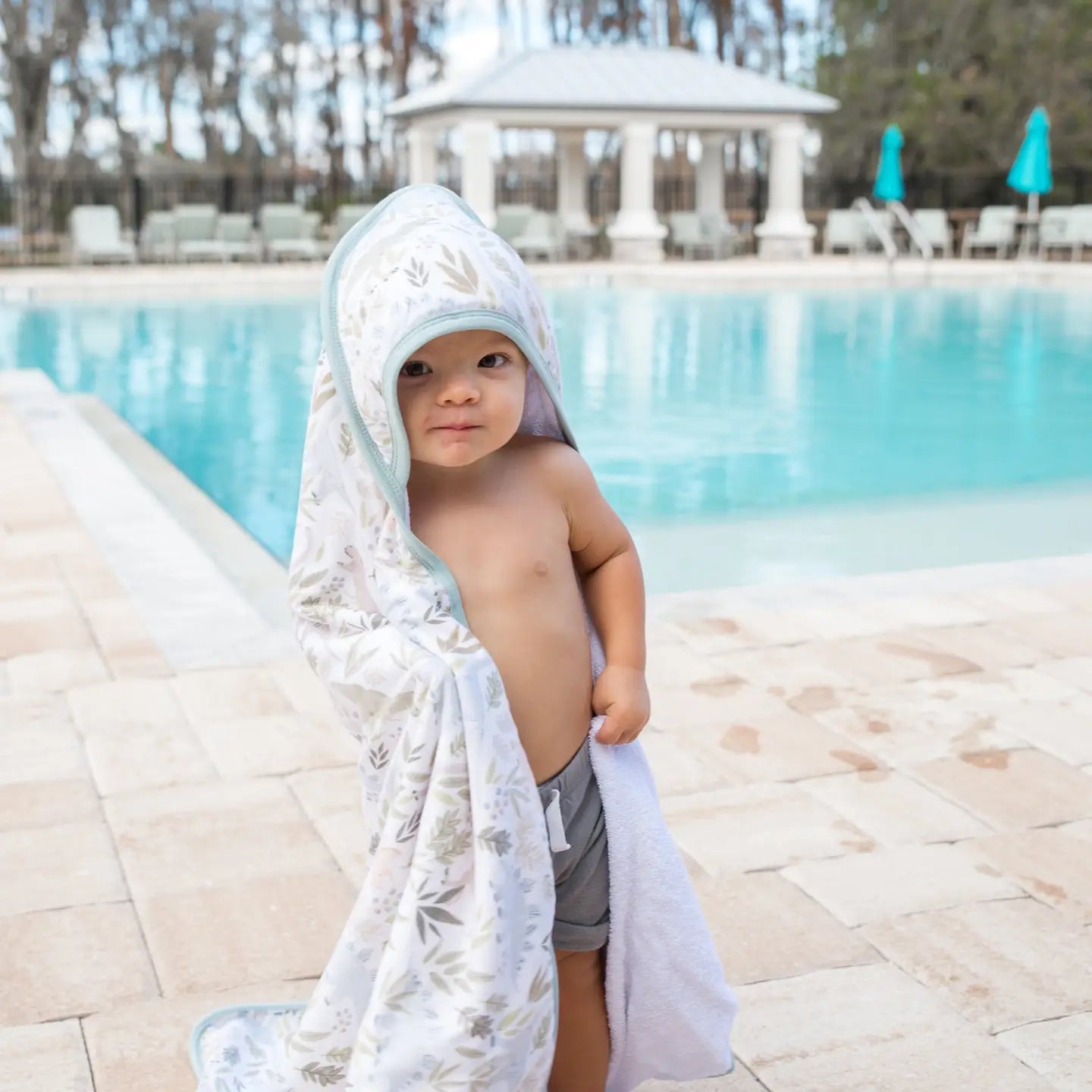 Copper Pearl Hooded Towel - Rex