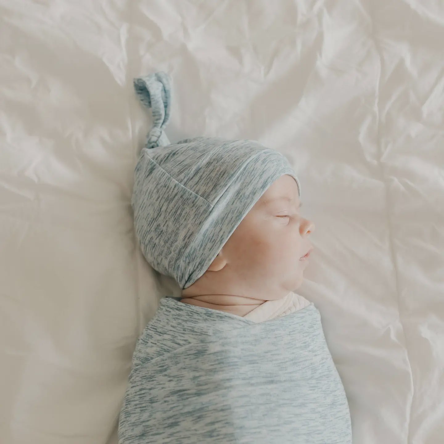Copper Pearl NB Top Knot Hat - Lennon