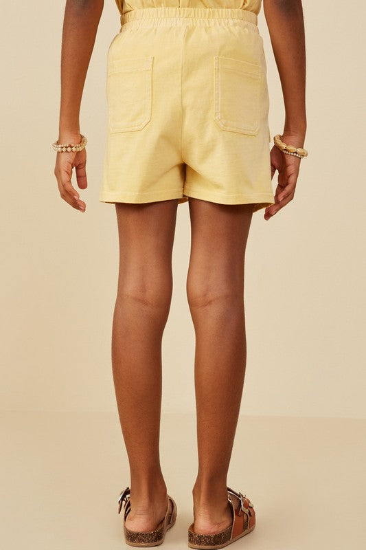 Hayden Girl Short Set Yellow