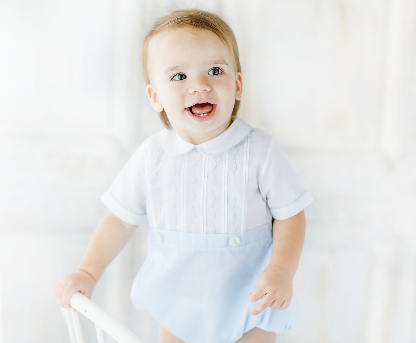 Feltman Brothers Embroidered Mock - Boys