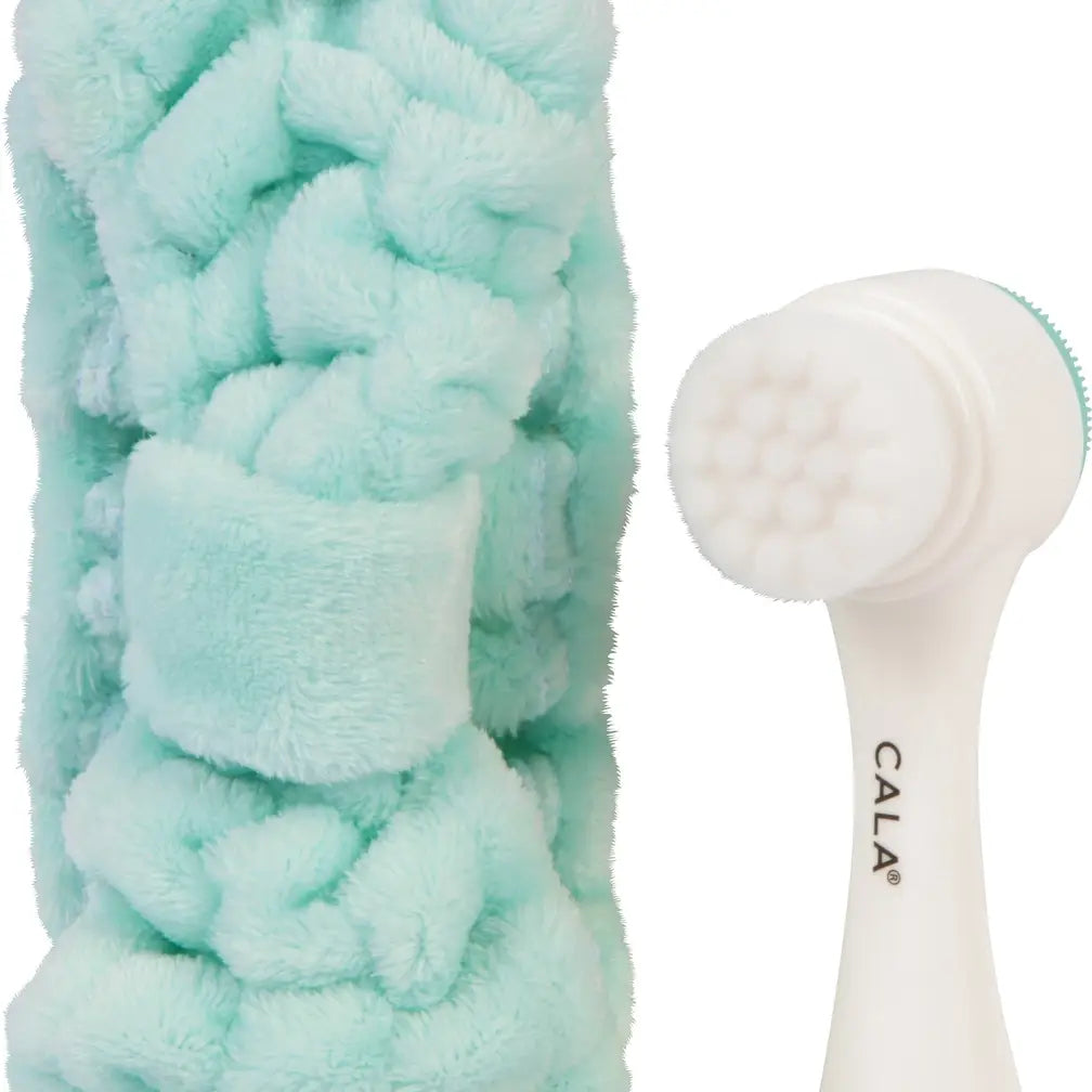 Cala Goal to Glow Facial Brush & Headband Set