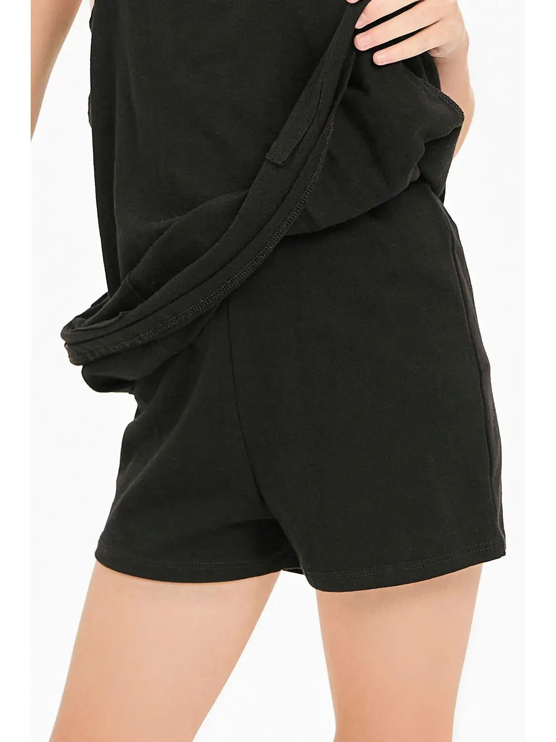 Good Girl Relaxed Tank Dress- Black
