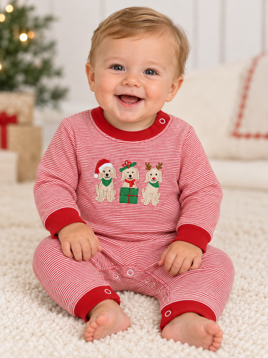 Ishtex Dogs Trio Baby Romper