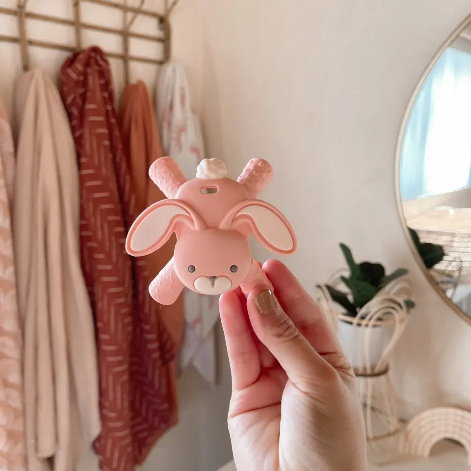 Ritzy Teether Baby Molar Teether - Bunny