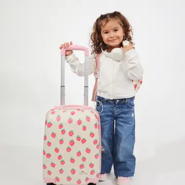 Explorer Toddler Suitcase - Strawberries +Cream