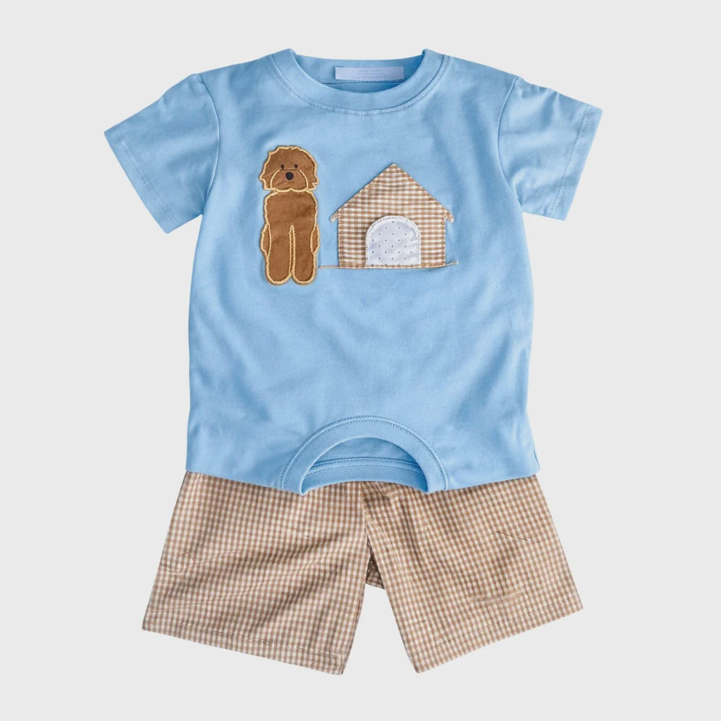 City Beautiful  Dog House Boy Short Set