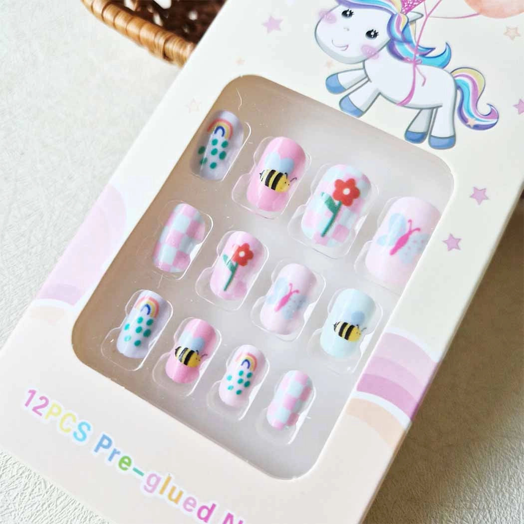 Fun Fake Kids Nail Tips
