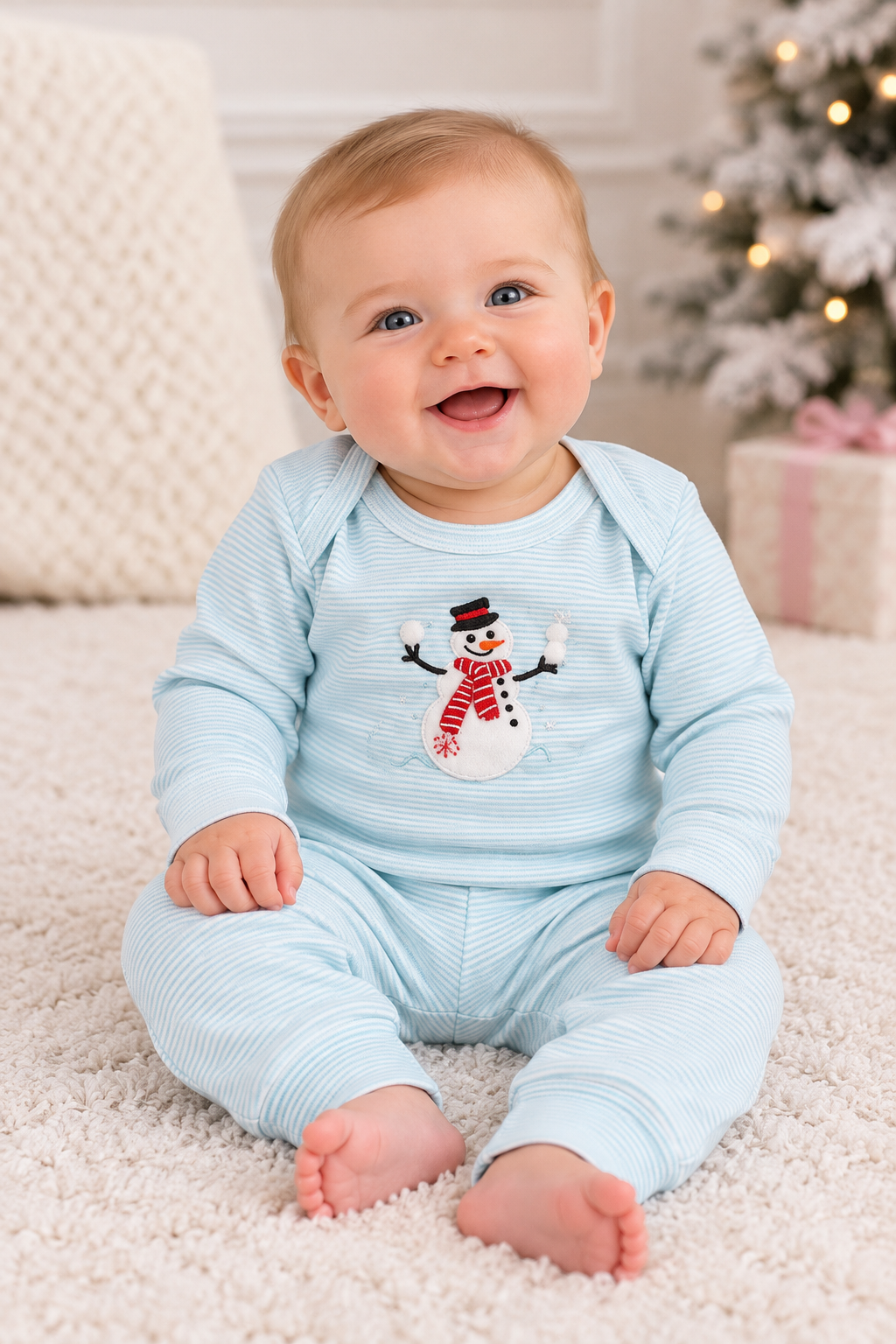 Squiggles Necktie Frosy LS Two Pc Set