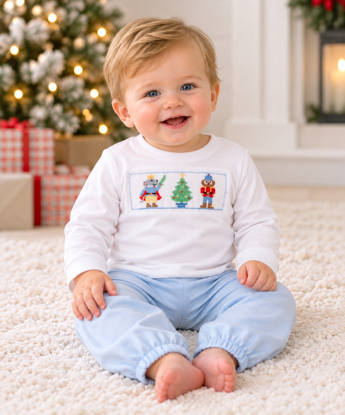 Petit Bebe Nutcracker Pant Set - Boys