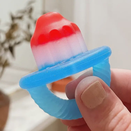 Teensy Teether Hero Pop Soothing Silicone Teether