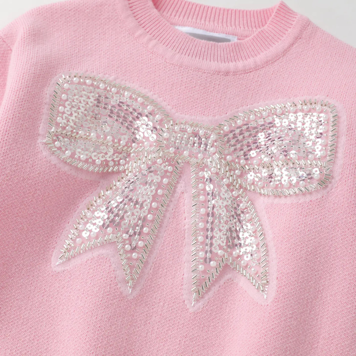 Lil Cactus Sweater with Glitter Bow