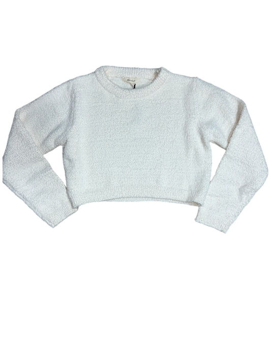 KV Cream Sherpa Crop Pullover