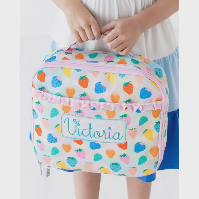SugarBee Insulated Lunch Bag - Strawberries