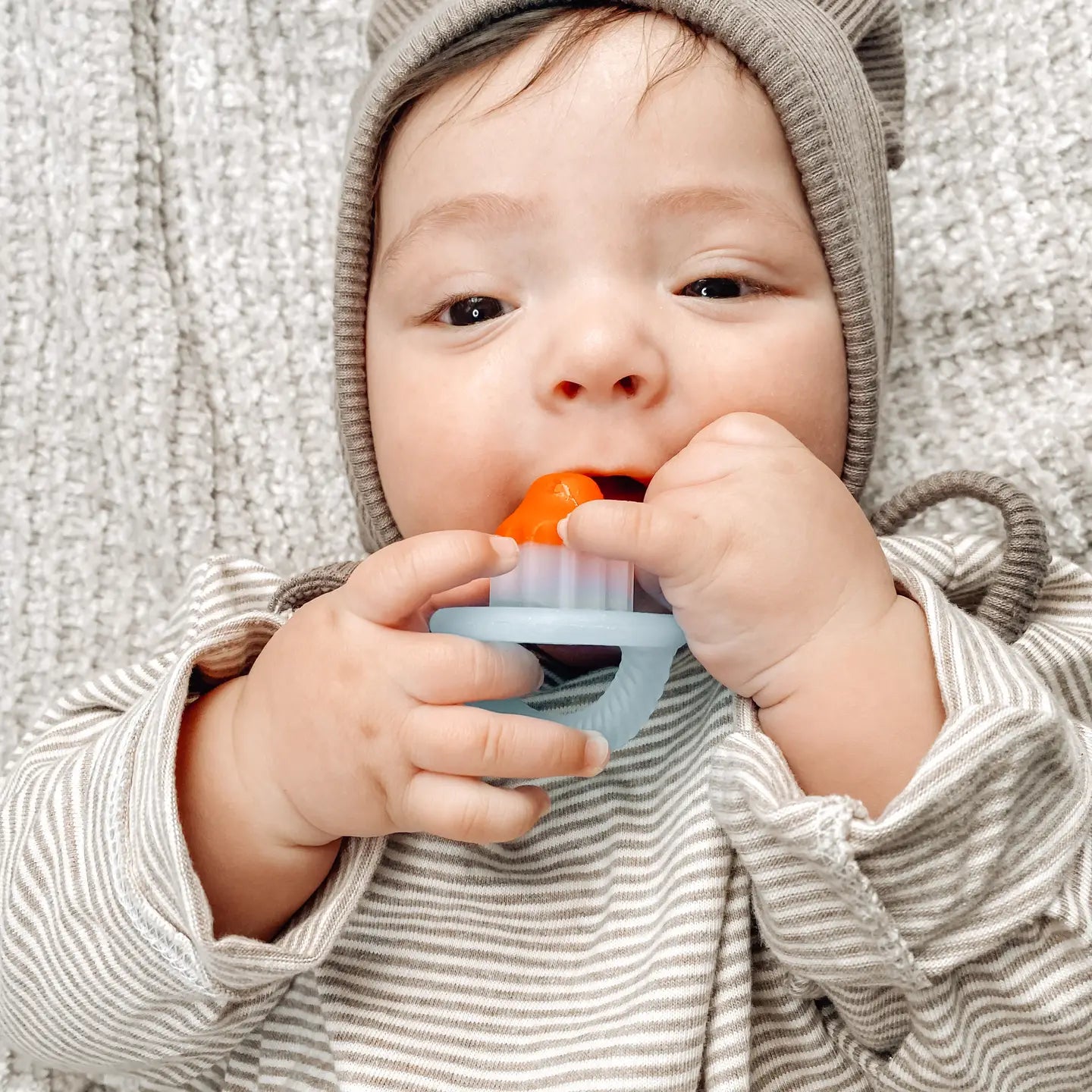 Teensy Teether Hero Pop Soothing Silicone Teether