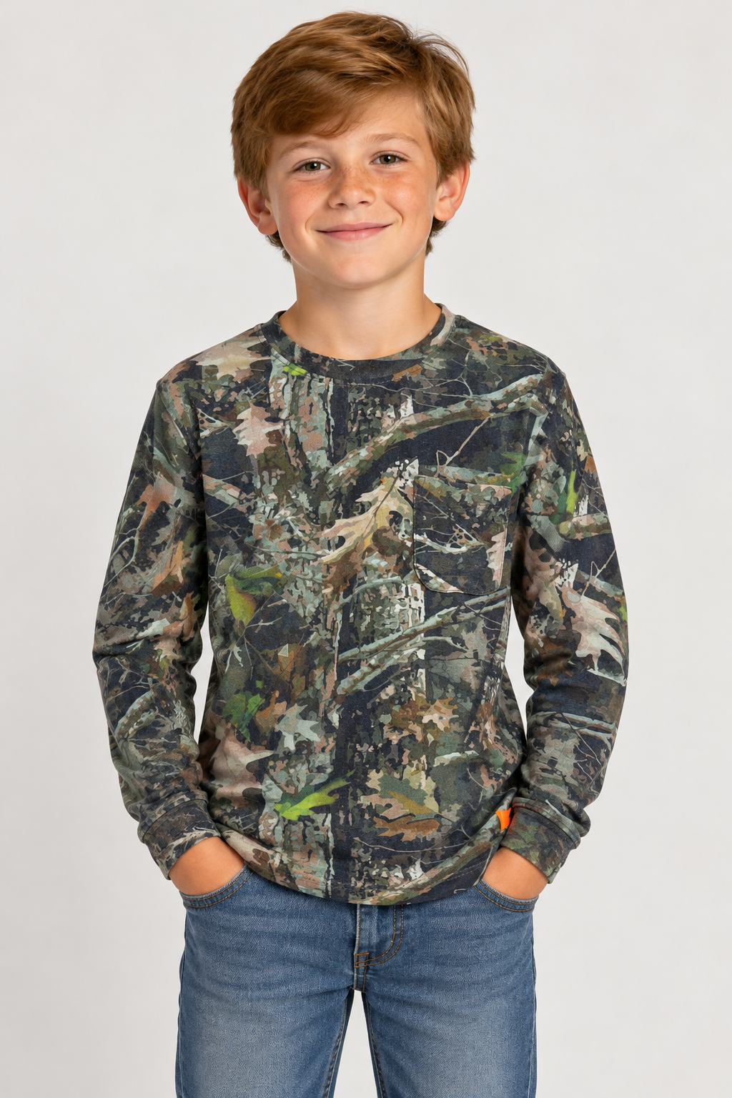 Pedal Camo Organic L/S Tee