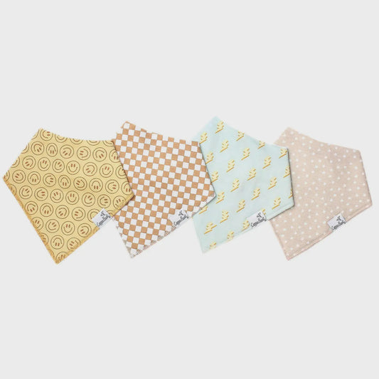 Copper Pearl Baby Bandana Bib - Vance