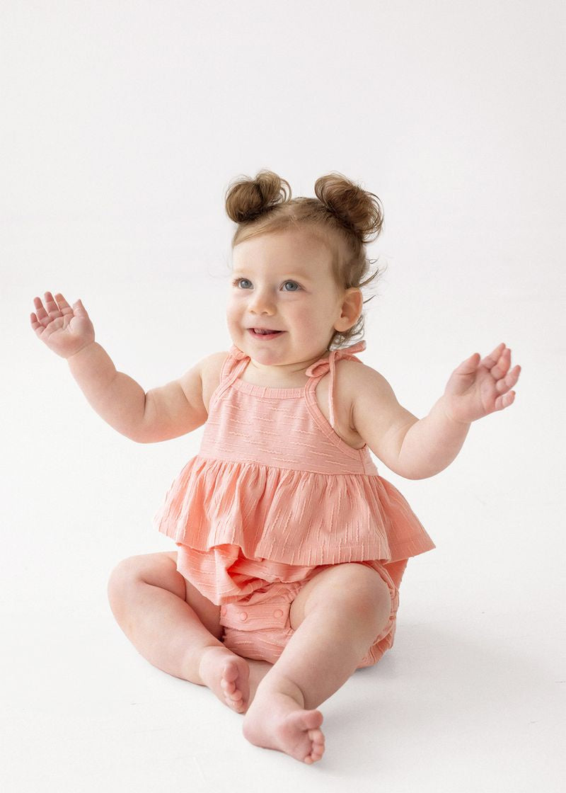 Mabel & Honey Pinky Linky Romper