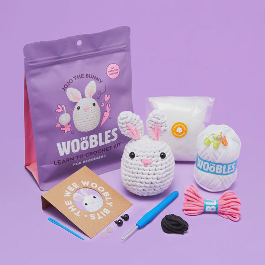 The Woobles Jojo the Bunny Beginner Crochet Kit