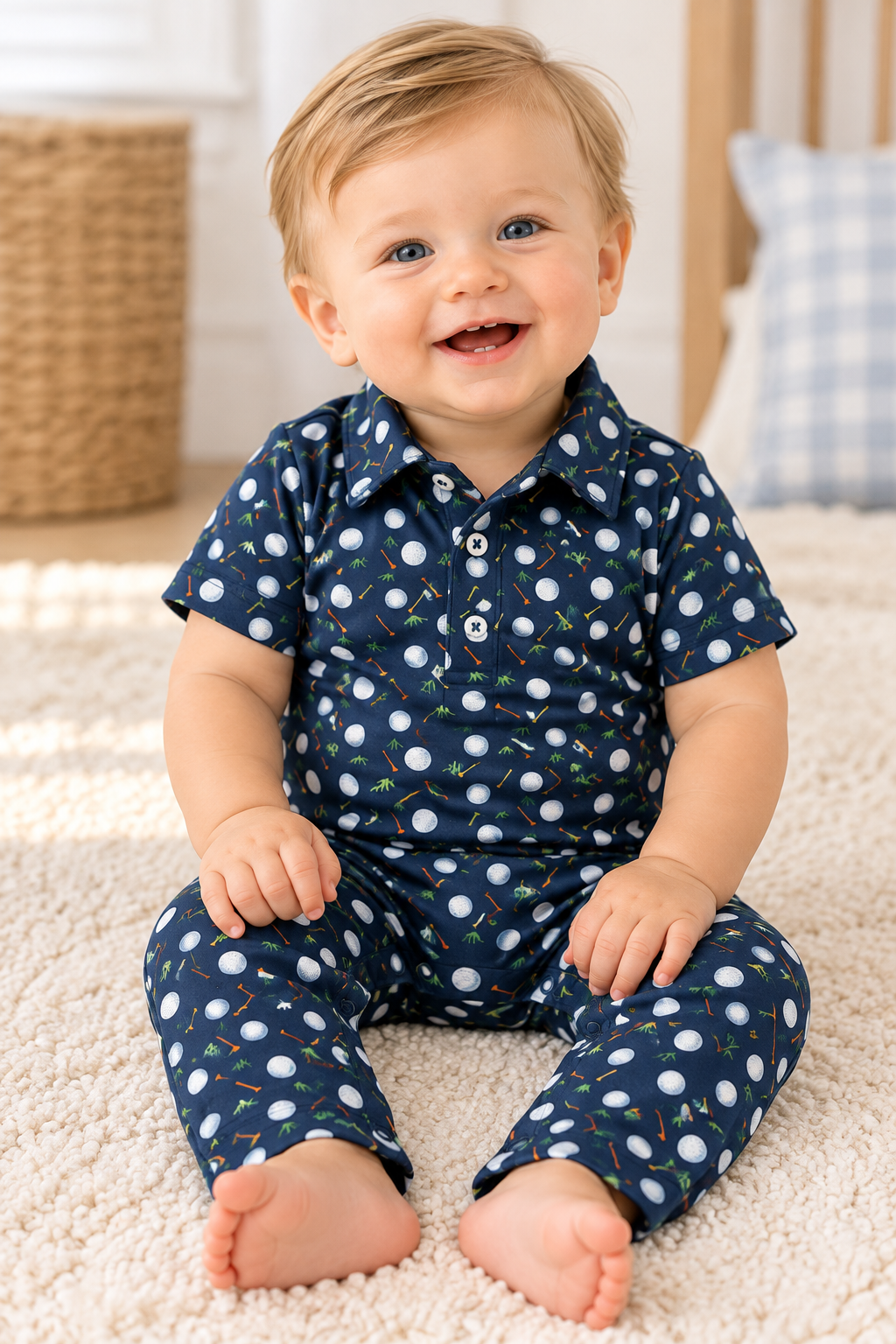 American Fit Tee Time Romper