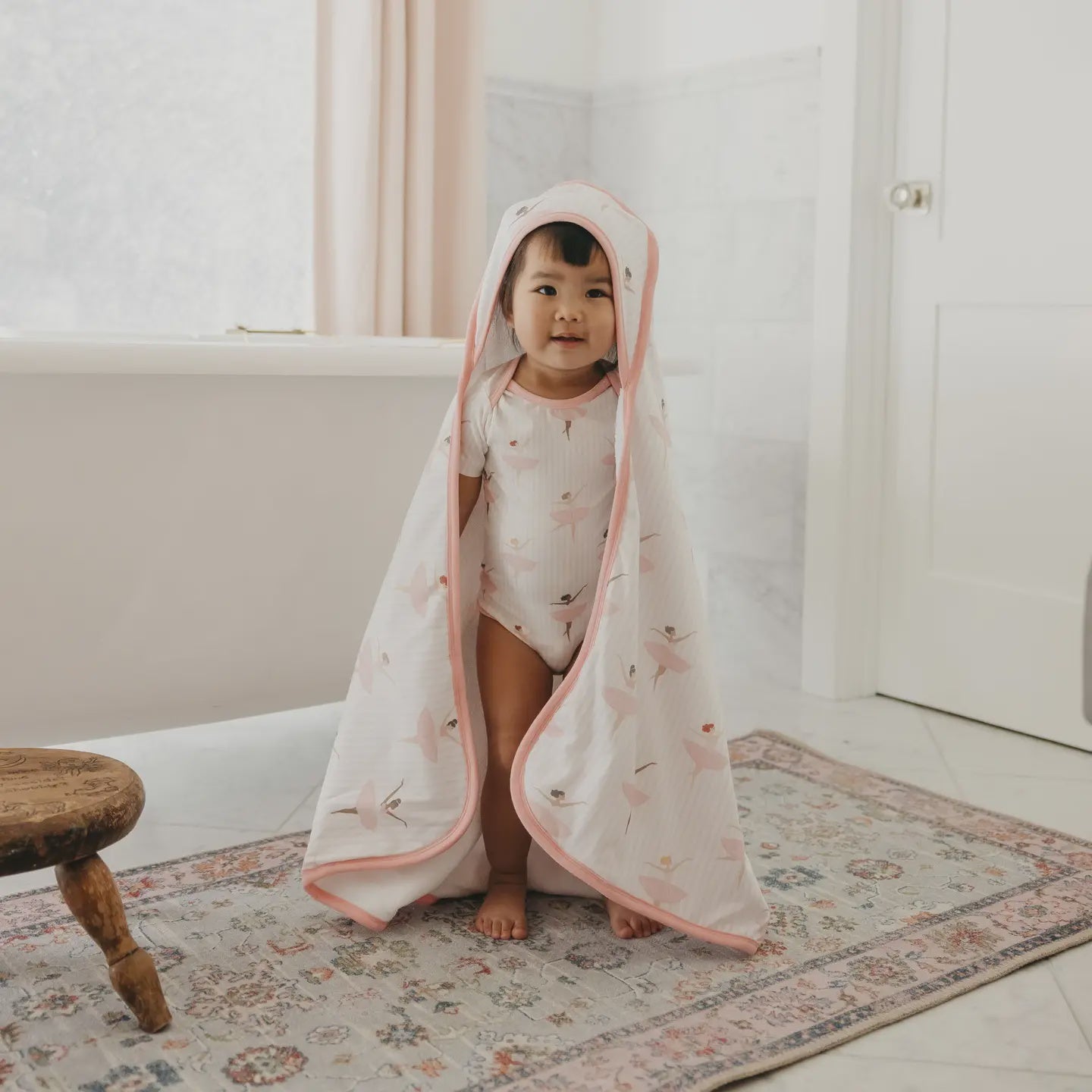 Copper Pearl Hooded Towel -Katerina